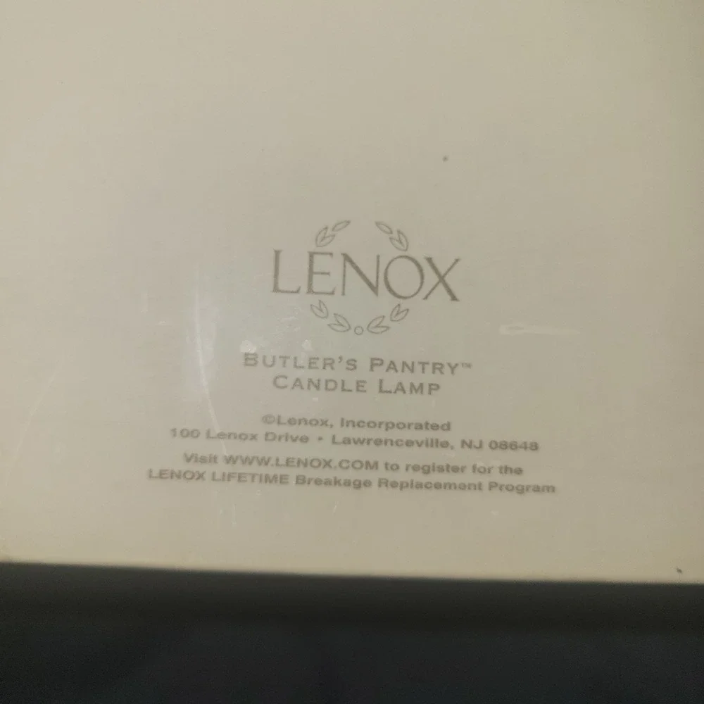 Lenox white filigree